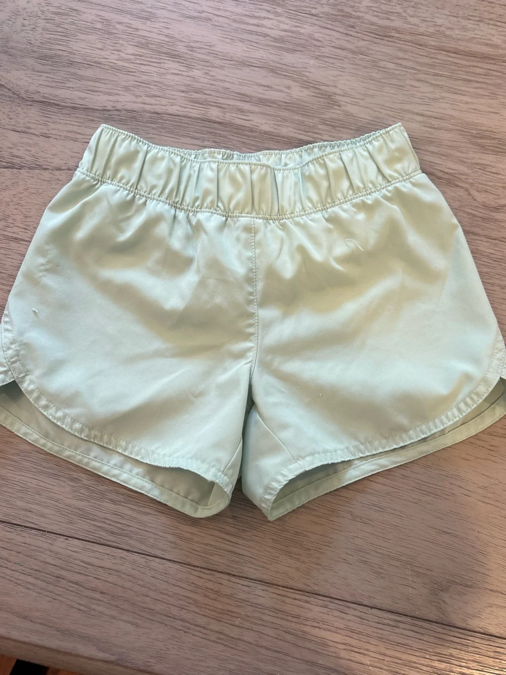 Old Navy Light Green Girls Athletic Shorts